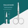 Stainless Steel Nose & Eyebrow Scissors: Pointed & Round Tips, Various Styles for Beauty & Makeup Needs