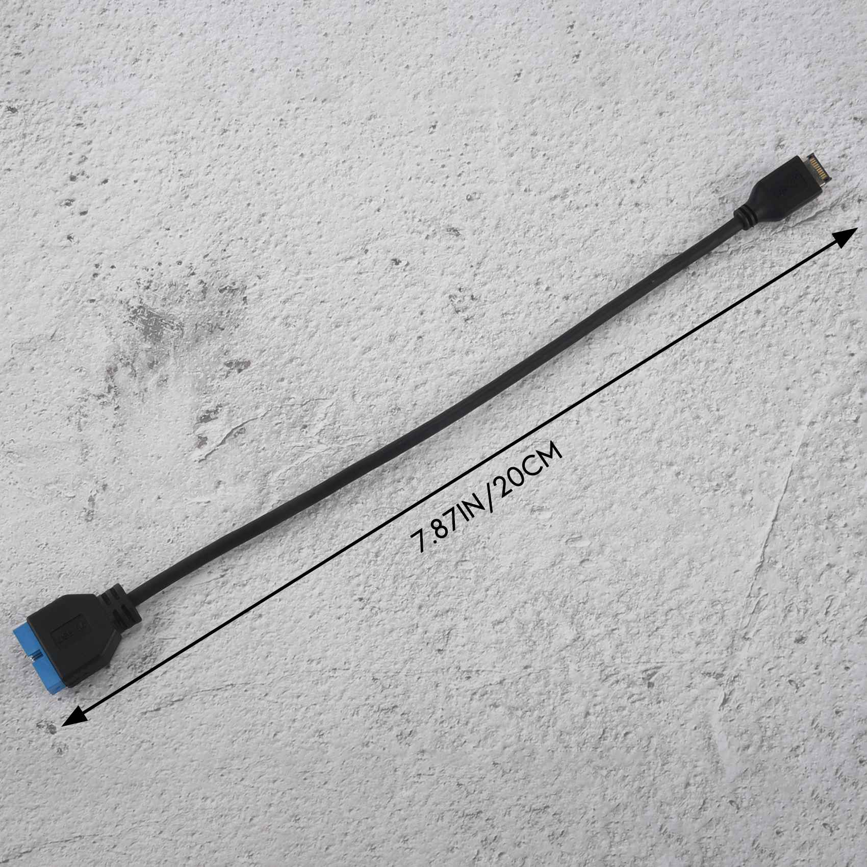 

USB 3.1 Front Panel Header to USB 3.0 20Pin Header Extension Cable for Motherboard 20cm China Mainland