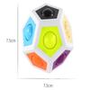 Polygonal Cube Cube Rainbow Ball Pressure Toy Stress Relief Ball Children's Puzzle Toy Stress Resistant Fingertip Game Gift