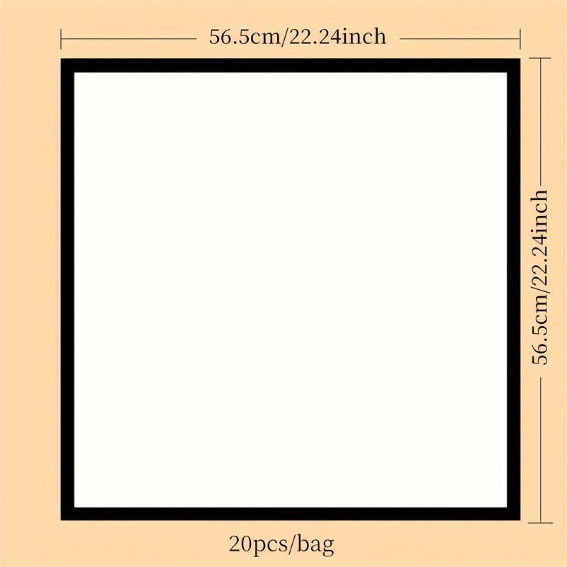 20pcs/pack Black And White Border Line Edge Matte Film Waterproof Wrapping Paper Florist  Packaging Materials Flower Wrapping Paper