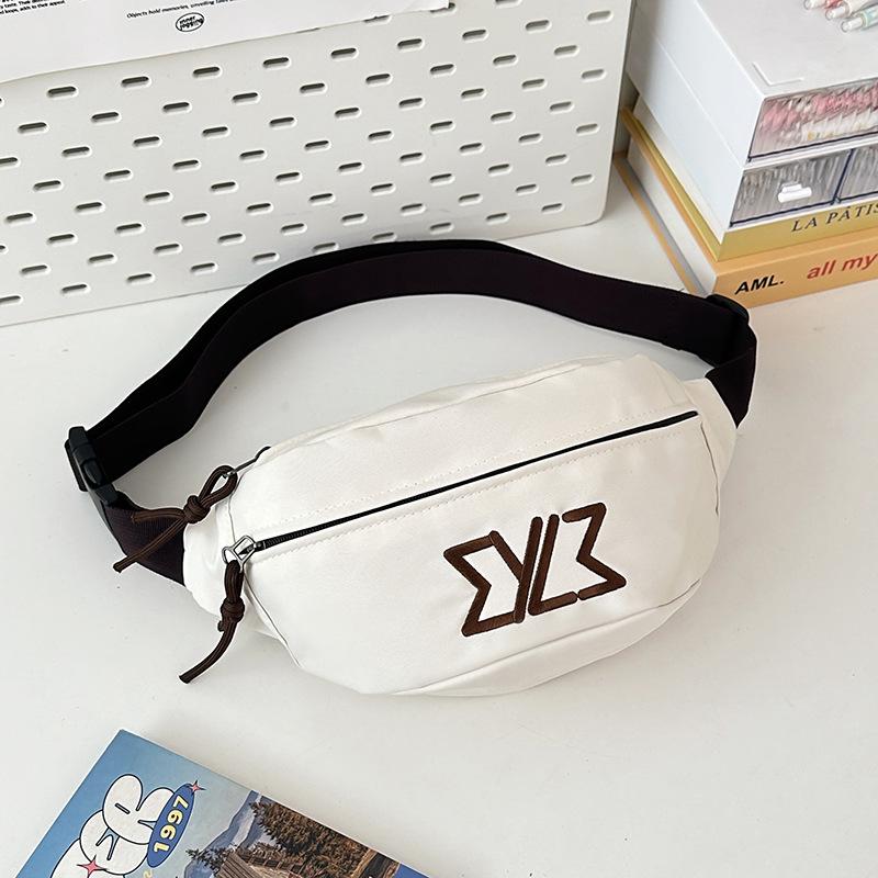 New Breast Bag Women's Messenger Bag Versatile Couple Mobile Phone Fanny Pack Large Capacity Trendy Satchel Men's Single Shoulder Bag