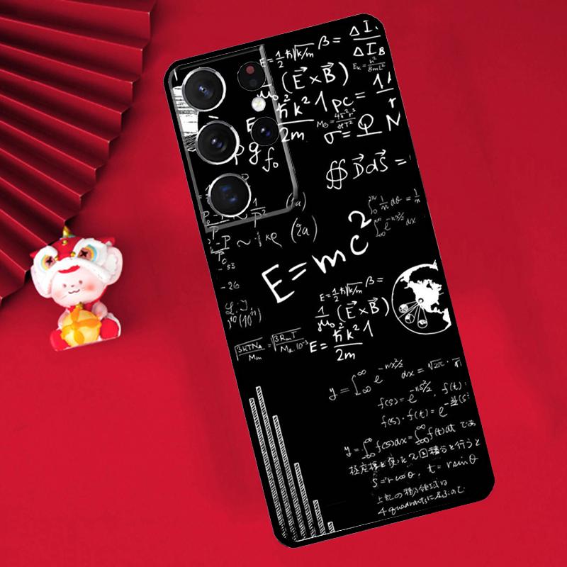 Physic Equations Math Case For Samsung Galaxy S26 S25 S24 Ultra S21 S20 S22 S23 Ultra S10 Plus S25 FE Cover Funda