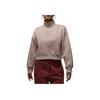 Brooklyn Fleece Simple Solid Color Comfortable Skin-Friendly Sweatshirt Women Tops IH2392-292