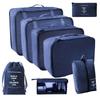 8 PCS/Set Polyester Travel Storage Bag Set Suitcase Organizer  Clothes/Shoes/Cosmetics