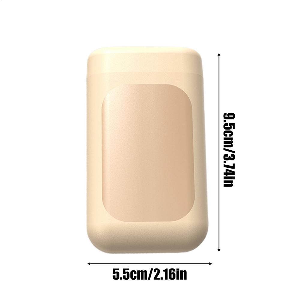 Electric Hand Warmers 6000mAh 3 Level Adjustable Temperature Small Winter Hand Warmer Warming Device For Working Travel Daily серый