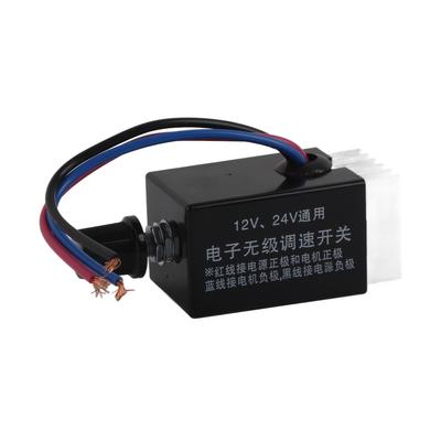 Interruttore Universale Regolatore di Velocità Motore DC 12V24V Per Controllo Auto Camion Ventola Riscaldatore