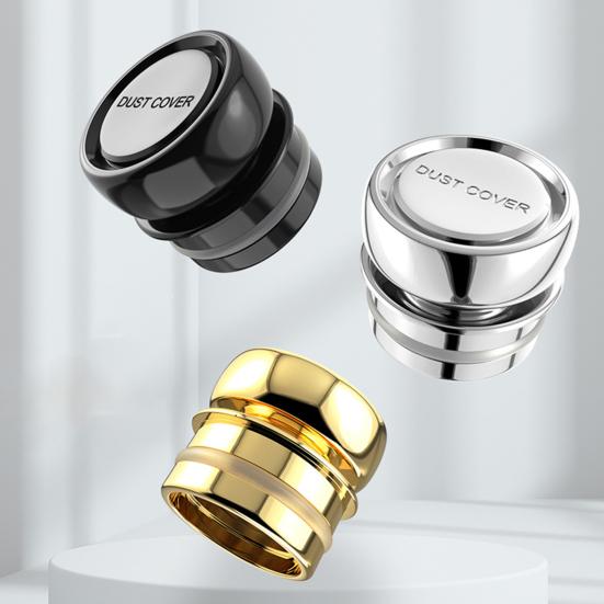 Car Igniter Dust Plug Waterproof Shockproof Alloy Car Charging Port Dust Decorative Cover Compatible with Most Vehicles Car Dust Cap