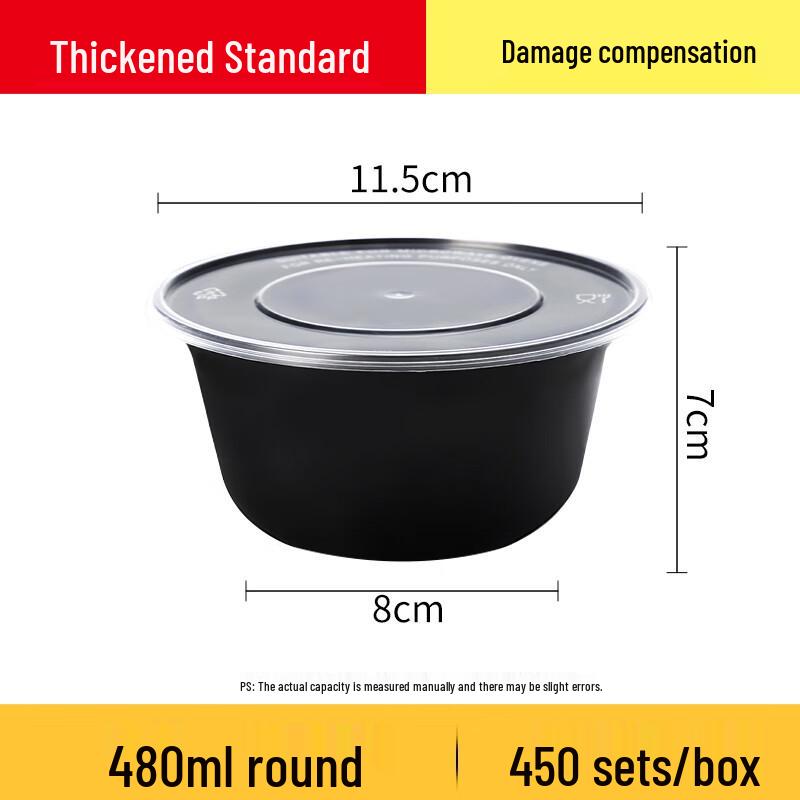 Disposable Round Plastic Takeaway Soup Container