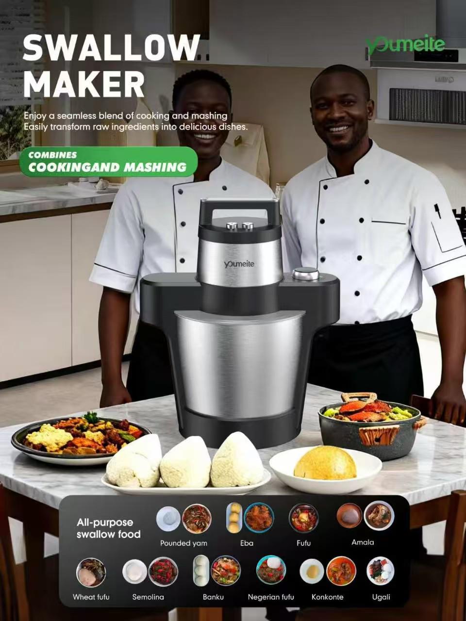 FuFu Cassava Yam Masher & Meat Grinder