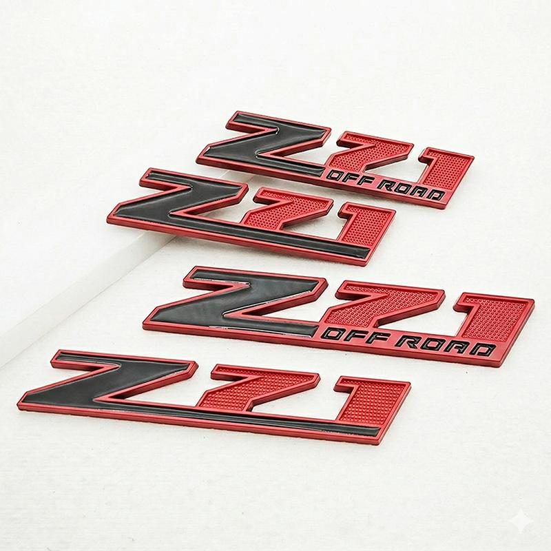 1pc Z71 Off Road Emblem Badge for Chevrolet Silverado GMC Sierra 1500 2500HD 3D Logo Fender Tailgate Decal Car Accessories
