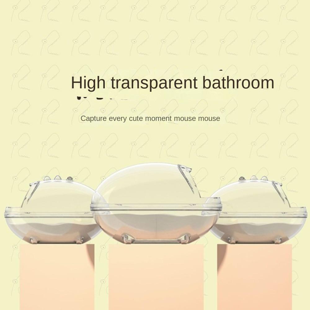 Plastic Hamster Bathtub Dinosaur Style Small Pet Cleaning Tool Hamsters Bathroom for Small Animals