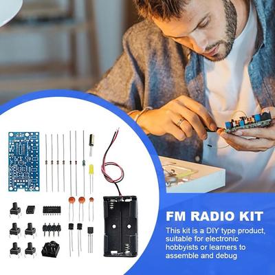 76~108MHZ FM Radio Receiver Module Easy To Solder FM Electronic Kits  DIY Projects