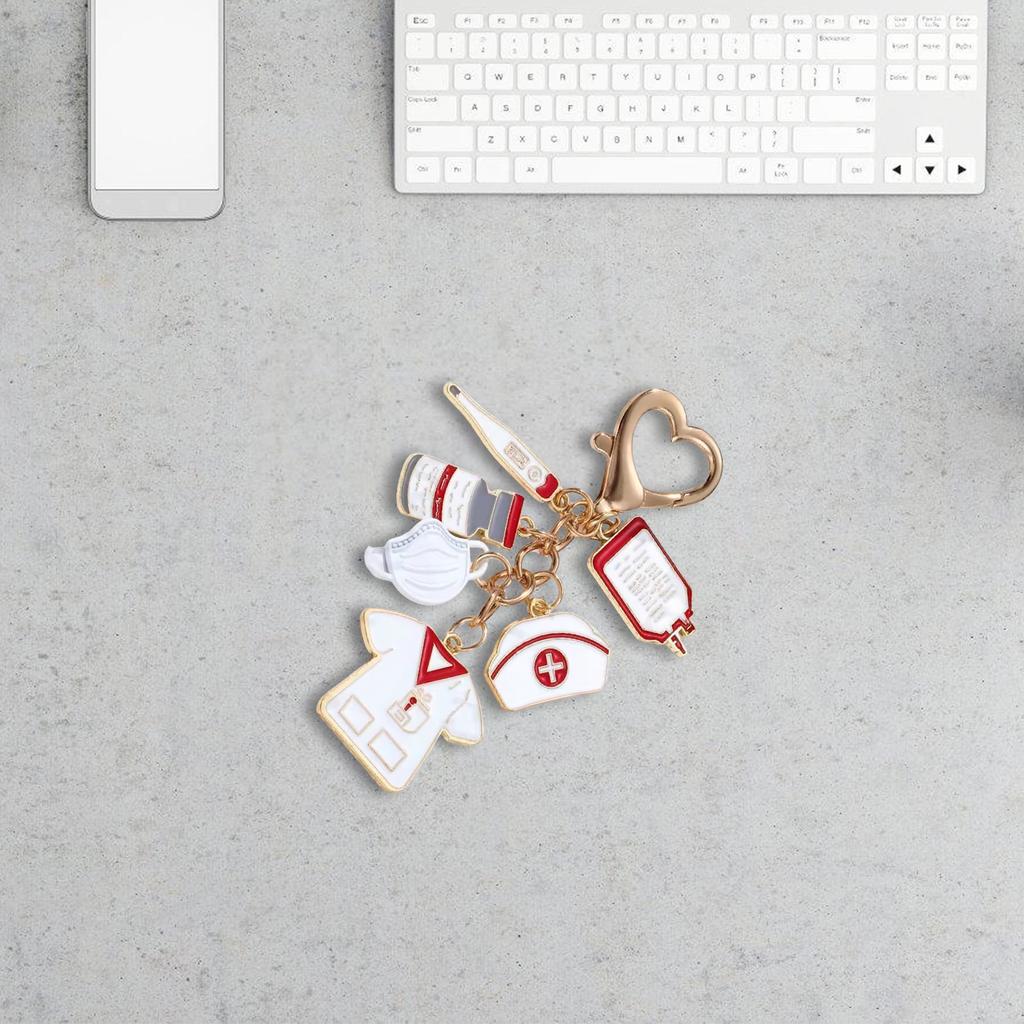 Stylish Nurse Items Keychain Set Designs for Convenience and Style in Hospital Clinic or Classroom Setting Daily Use