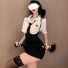 New American Sweet and Spicy Suit Summer Jk Uniform Spice Girl College Style Shirt Hip Skirt Two-piece Set