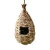 Birds Nest Outdoor Hand-Weaved Decorative Bird House Bird Cage Shelter Weaved Hanging Parrot Nest Creative Handmade Bird Cage
