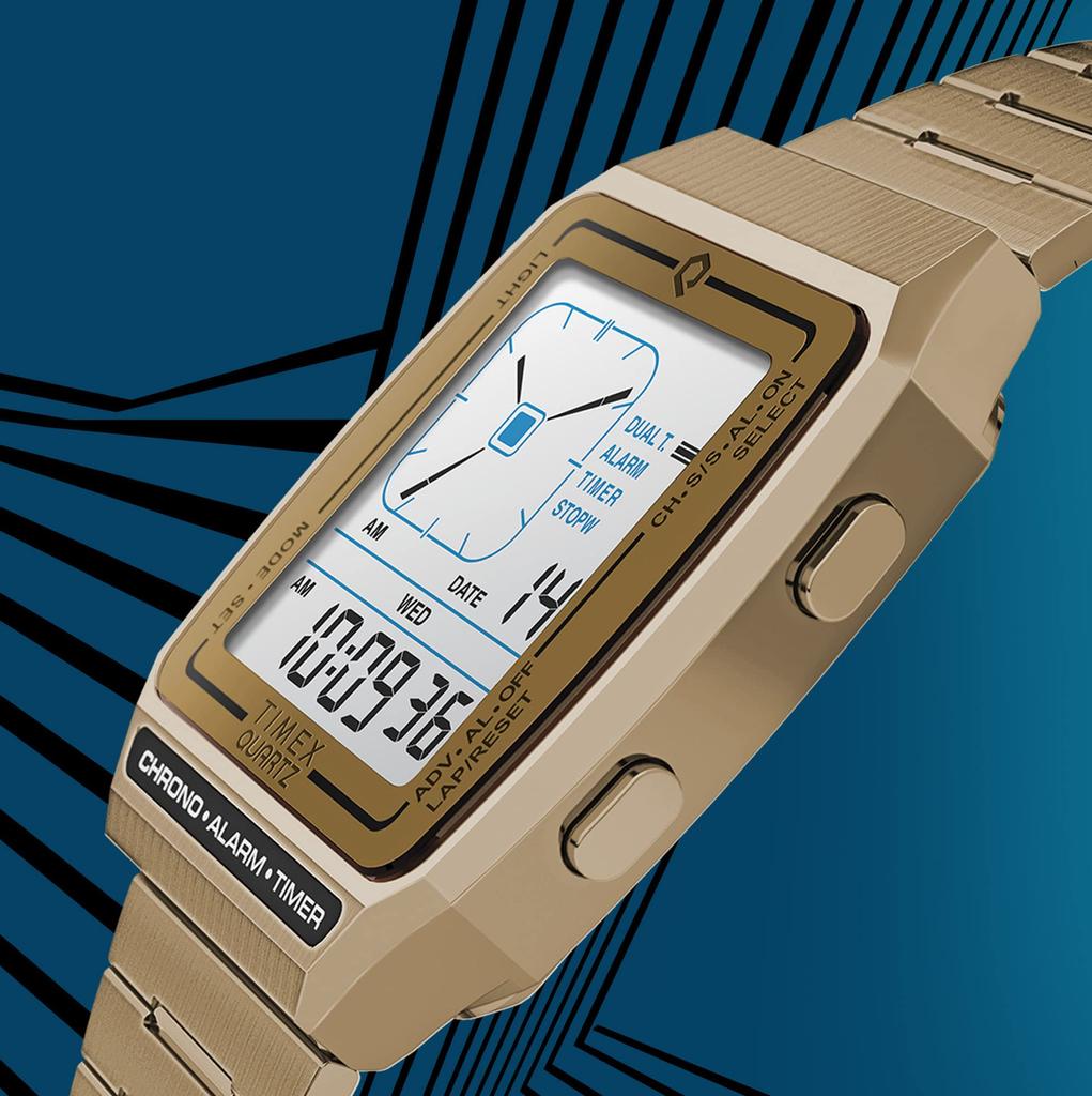 TIMEX Q Reissue Dijital LCA Sınırlı Sayıda Model TW2U72500 Erkek Kol Saati