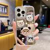 Cute Cute Pet Full Screen Cat Splicing iPhoneAIR with Mirror Mobile Phone Case Apple 12Pro Anti-drop Protective Case