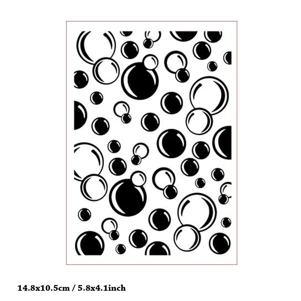 3D Textured Impressions Embossing Folder, Line Textured Dot Background Embossing Folder for Card Making DIY Craft Art Supplies