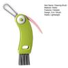 1/3Pcs 3 in 1 Cleaning Brush Rotating Foldable Design Silicone Lid Gap Cleaner Stiff Bristle Angle Brush Glass Edge Cleaning Brush