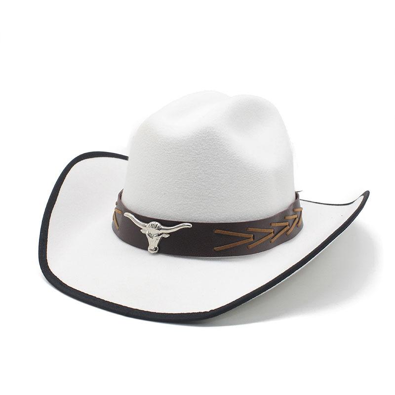 Ethnic Style Retro Top Hat British Versatile Felt Hat Knight Hat Men'S Jazz Hat