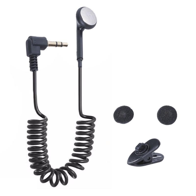 

Stretchable Cable Earphone Standard 3.5mm Port Unilateral In Ear Earbud with Sponge Cover for Running and Cycling 1