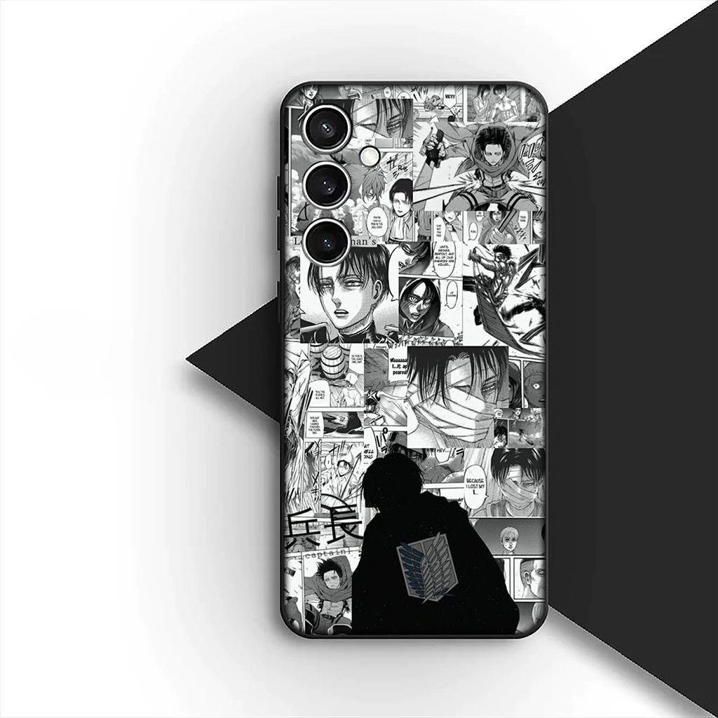Eren Jaeger Levi Attack On Titan Phone Case for Apple iPhone 17 16 14 15 Plus Pro Max 16E ProMax + 15Plus 15+ 16+ Cover
