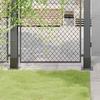 VidaXL Square Post Bases 12 Pcs Anthracite 81x81 Mm, Concrete Fence Base, Fence Post Base 42000027