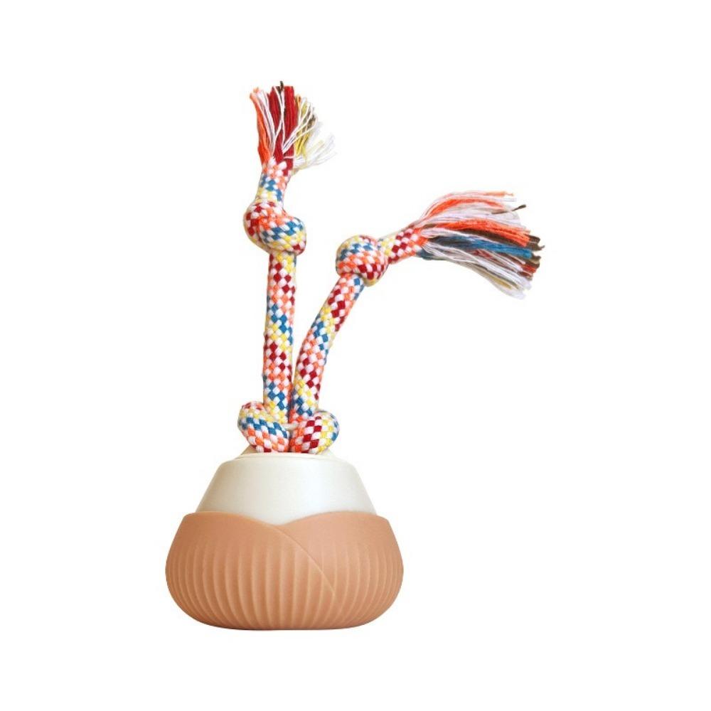 

Rechargeable Interactive Dog Ball Rotating Moving Cat Toy Pet Training жёлтый