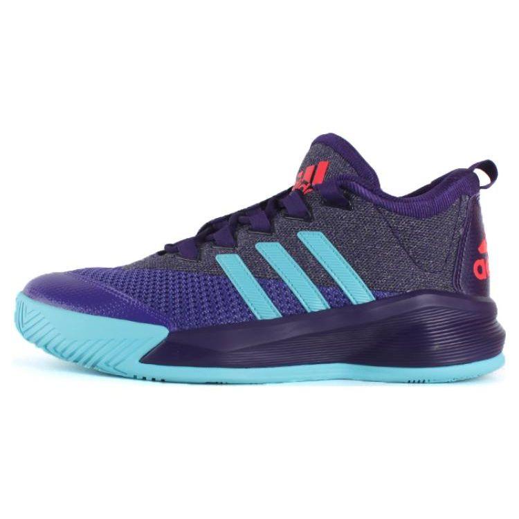 Adidas Crazylight 2.5 Active Fashion Versatile Shock Absorption Non-Slip Durable Low-Top Basketball Shoes Men Sneakers Blue AQ8599