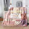 Vintage Birthday Celebration Blanket Soft Warm Cozy Perfect for Seaside Picnics Sofa All-Season Use Stylish Decor