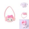 Cute Sanrio Kuromi Doll Pendant With Crossbody Bag For Anime Fans