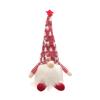 Handmade Christmas Lighting Gnome Decoration Gnome Plush Doll Christmas Decor Gnome Sitting Decor Coffee Bar/ Home Decor Red Short Legs