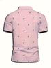Men'S Golf Shirt - Breathable Fabric, Machine Washable, Regular Fit Button Design, Suitable for Golf, Business Casual And Everyday Wear - Vibrant Blue