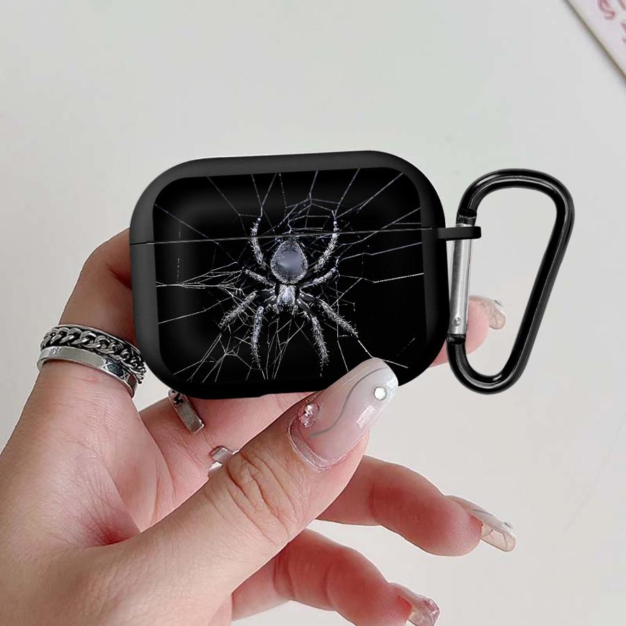 

Белый Паук-сороконожка Чехол для Наушников Чехол-футляр Для Airpods 4 1 Pro3 Pro 2 Pro2 3 Airpods 2