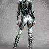 Unisex Mechanical Armor Robot Warrior 3D Digital Printed Halloween Cosplay Jumpsuit Women Men Carnival Party Dress Up Costume