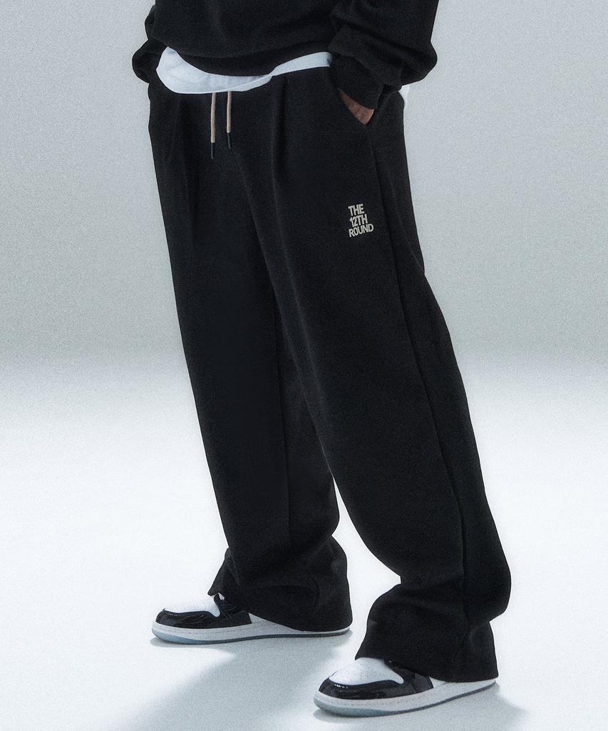 Deoteuwelbeulaundeu The 12Th Round Sweat Pants Black