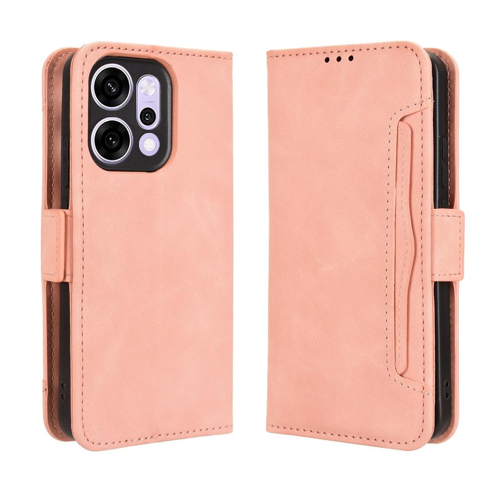 For Oppo Reno14 Pro 5G (Global) Leather Case Phone Wallet Cover with Multiple Card Slots
