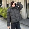 Puff cotton clothes women's winter new short hooded loose bread clothes thickened warm student jacket