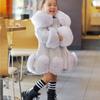 Winter Mädchen Kinder Boutique Mantel Verdicken Pelz Herbst Baumwolle Warm Pelz
