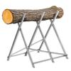 KADAX Folding wooden cutting stand, 82 x 78 cm, steel