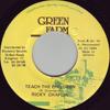 7inch Record RICKY CHAPLIN  Teach The Children NONE Green Farm 1994 Jamaica Reggae Ska  Dub Used