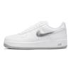 Nike Air Force 1 Low Color of the Month - White Silver Unisex Sneakers Metallic-Silver Metallic-Gold DZ6755-100