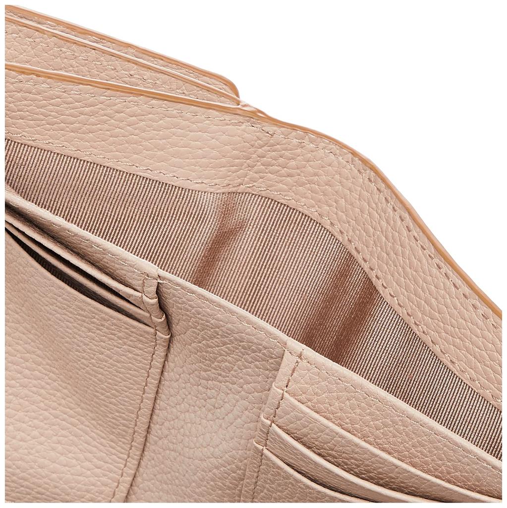 Bifold Wallet Mini geprägtes Leder Bifold Wallet Gemdrops Pink Beige [Topkapi] Damen