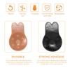 Womens Waterproof Rabbits Shape Black Lady Push Up Strapless Silicone Self Adhesive Stickly Breast Lift Up Ear Rabbit Bra