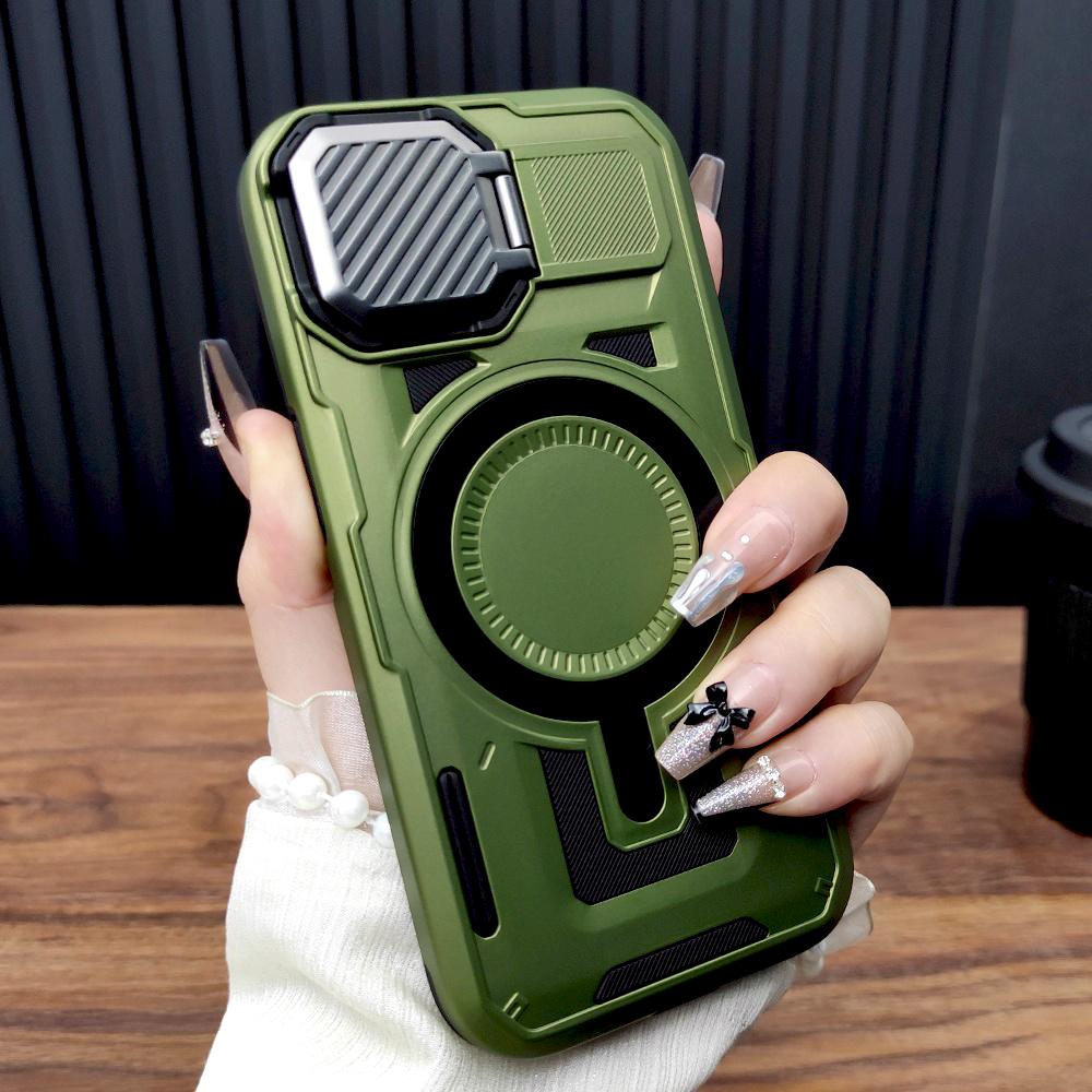 Shockproof Armor Case For 17 Air 16 15 14 13 12 Pro Max For Magsafe Mag Safe Wireless Charge Full Protective Lens Covers