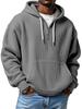 Herrenmode-Trend Herbst/Winter 2025 Waffelstrick Kapuzenpullover
