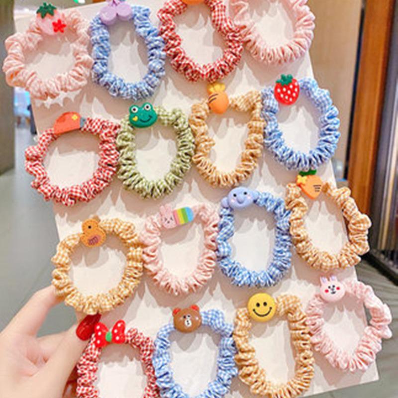 Korean Kids' Hair Ties: Cute, Elastic, Hair-Friendly Scrunchies for Girls and Babies