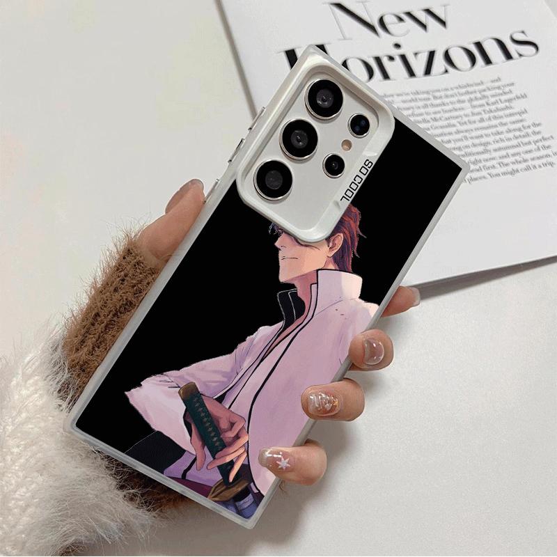 

Bleach Aizen Sousuke Soft Phone Case for Samsung Galaxy S24 S25 FE S26 Edge S23 Ultra S22 Plus S21 + Shockproof Cover Back Shell Samsung S24 Plus