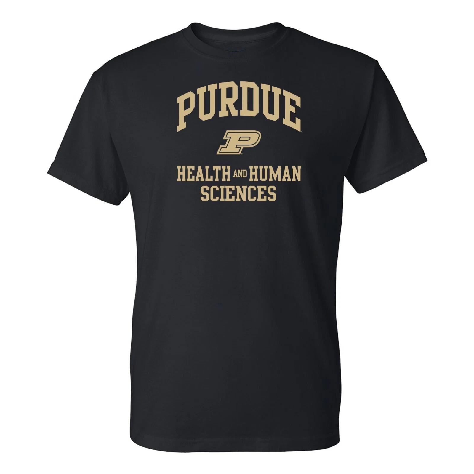 Purdue Boilermakers Arch Logo Health and Human Sciences T-Shirt - Black M