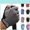 Fingerlose Handschuhe Biker Sport Fitnessstudio Training Outdoor Rutschfest Fahrradhandschuhe